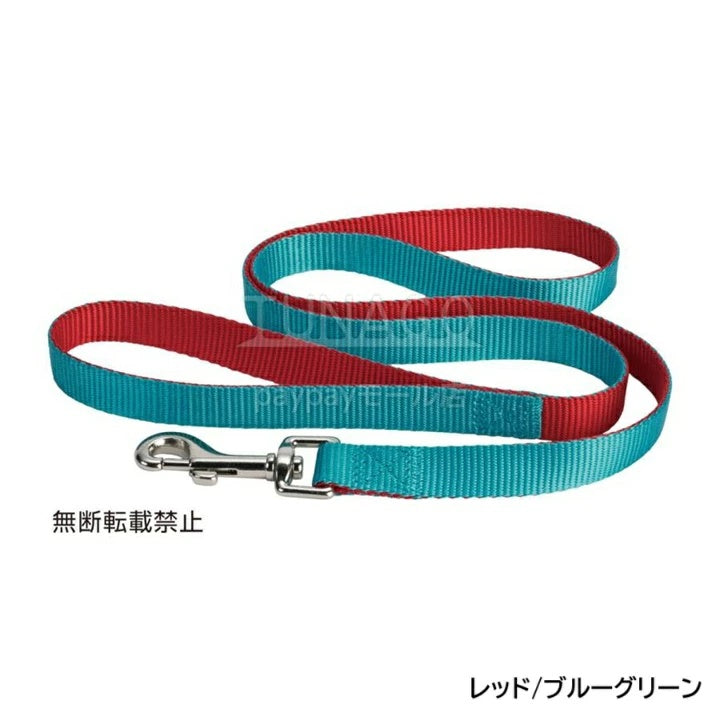 OPPO オッポ ダブルプレミアムリード XS【犬 リード 犬のリード 引きひも 犬用ロープ 超小型犬 小型犬 1.2m 散歩 軽量 おしゃれ バイカラー ナスカン ハーネス チワワ XS】