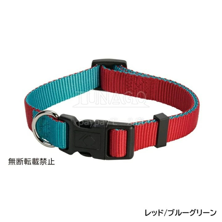 OPPO オッポ ダブルプレミアムカラー S【犬 犬用 小型犬 中型犬 首輪 カラー 犬の首輪 ドッグ首輪 軽い ソフト おしゃれ バイカラー ナスカン 水遊び リード 柴犬 フレンチブルドッグ】