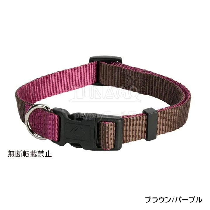 OPPO オッポ ダブルプレミアムカラー S【犬 犬用 小型犬 中型犬 首輪 カラー 犬の首輪 ドッグ首輪 軽い ソフト おしゃれ バイカラー ナスカン 水遊び リード 柴犬 フレンチブルドッグ】