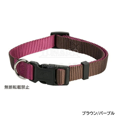 OPPO オッポ ダブルプレミアムカラー S【犬 犬用 小型犬 中型犬 首輪 カラー 犬の首輪 ドッグ首輪 軽い ソフト おしゃれ バイカラー ナスカン 水遊び リード 柴犬 フレンチブルドッグ】