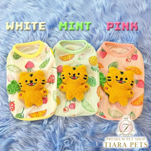 J&Kアニマルズ J&K animals☆予約受付中☆フル―ツトラ Tシャツ【小型犬 犬服 トップス Tシャツ 半袖】