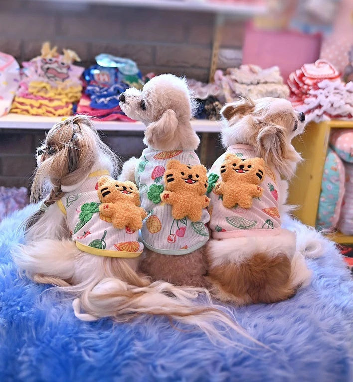 J&Kアニマルズ J&K animals☆予約受付中☆フル―ツトラ Tシャツ【小型犬 犬服 トップス Tシャツ 半袖】