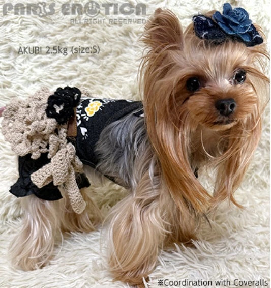 パリエロ PARIERO JENNIE SKIRT for XS-S [オーダーメイド]【小型犬 犬服 犬用 スカート ワンピース ドレス セレブ】