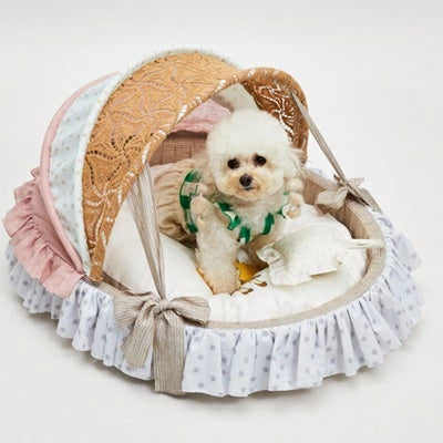 ルイスドッグ louisdog Vintage Croche Cradle【小型犬 犬用 ゆりかご ハウス ベッド セレブ】