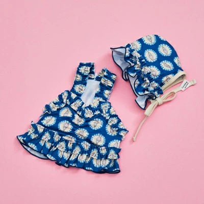 ルイスドッグ louisdog Pool Club/Strawberry Bonnet【小型犬 犬用 犬服 セットアップ アクセサリー 帽子 セレブ】