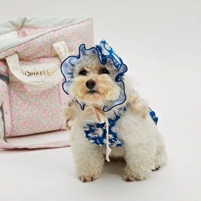ルイスドッグ louisdog Pool Club/Strawberry Bonnet【小型犬 犬用 犬服 セットアップ アクセサリー 帽子 セレブ】