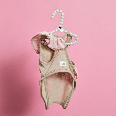 ルイスドッグ louisdog Pool Club/Choco Bodysuit【小型犬 犬服 ワンピース ボディスーツ セレブ】