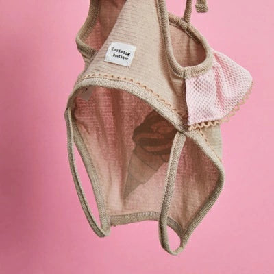ルイスドッグ louisdog Pool Club/Choco Bodysuit【小型犬 犬服 ワンピース ボディスーツ セレブ】