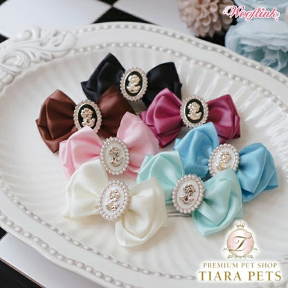 ウーフリンク WOOFLINK ELIZABETH HAIRBOW【小型犬 犬用 ヘアアクセサリー リボン セレブ】