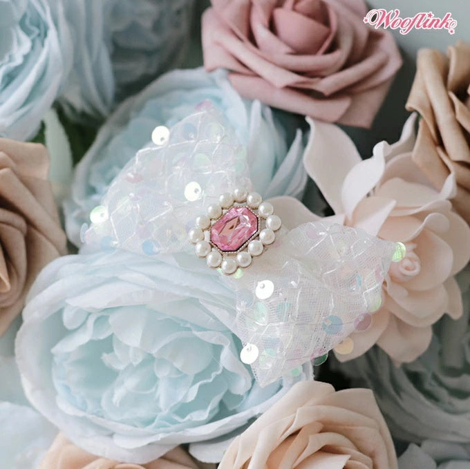 ウーフリンク WOOFLINK BUBBLEGUM BOW【小型犬 犬用 ヘアアクセサリー リボン セレブ】
