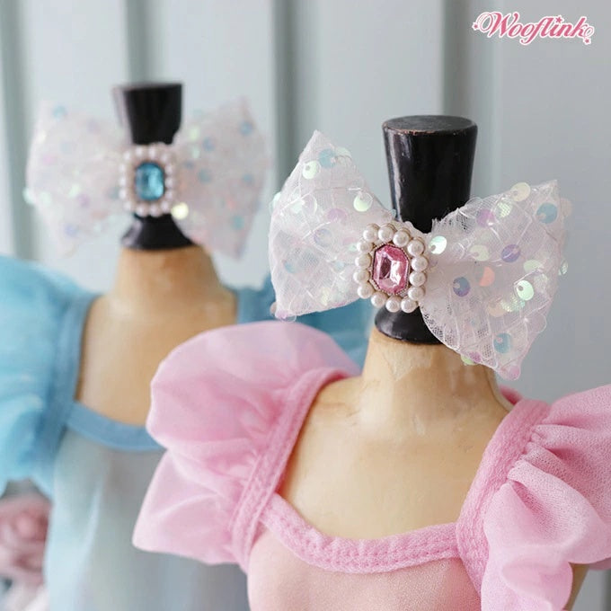 ウーフリンク WOOFLINK BUBBLEGUM BOW【小型犬 犬用 ヘアアクセサリー リボン セレブ】