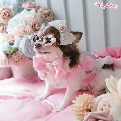 ウーフリンク WOOFLINK BUBBLEGUM BOW【小型犬 犬用 ヘアアクセサリー リボン セレブ】