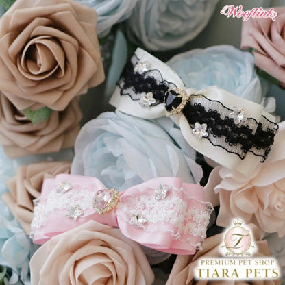 ウーフリンク WOOFLINK FIRST DATE BOW【小型犬 犬用 ヘアアクセサリー リボン セレブ】