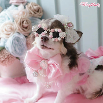 ウーフリンク WOOFLINK ROSE SUNGLASSES【小型犬 犬用 アクセサリー サングラス セレブ】