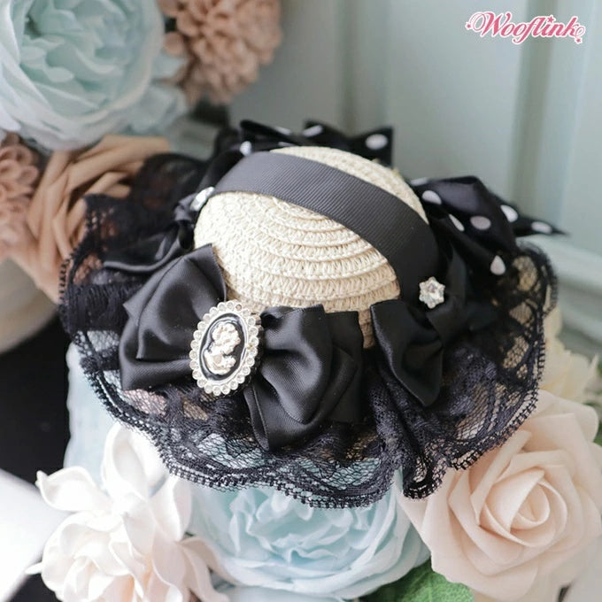 ウーフリンク WOOFLINK FIRST DATE STRAW HAT【小型犬 犬用 アクセサリー 帽子 麦わら帽子 セレブ】