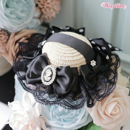 ウーフリンク WOOFLINK FIRST DATE STRAW HAT【小型犬 犬用 アクセサリー 帽子 麦わら帽子 セレブ】