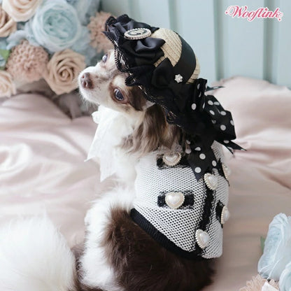 ウーフリンク WOOFLINK FIRST DATE【小型犬 犬服 トップス タンクトップ ノースリーブ セレブ】