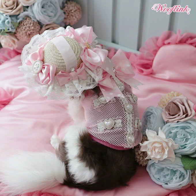 ウーフリンク WOOFLINK FIRST DATE【小型犬 犬服 トップス タンクトップ ノースリーブ セレブ】