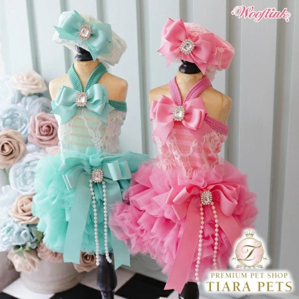 ウーフリンク WOOFLINK ADORE DRESS【小型犬 犬服 ドレス ワンピース スカート セレブ】