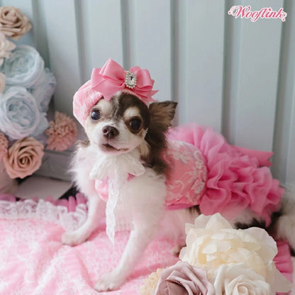ウーフリンク WOOFLINK ADORE DRESS【小型犬 犬服 ドレス ワンピース スカート セレブ】