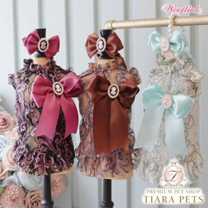 ウーフリンク WOOFLINK ELIZABETH【小型犬 犬服 ドレス ワンピース スカート セレブ】