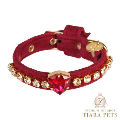 シャーロットドレス Charlotte's Dress Art. f1641N collar Fabulous Bordeaux【犬用 カラー ハーネス リード セレブ】