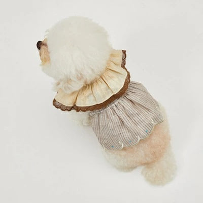 ルイスドッグ louisdog Butter Frill Collar【小型犬 犬用 アクセサリー 付け襟 セレブ】