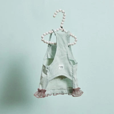 ルイスドッグ louisdog Sandrine Sleeveless/Mint【小型犬 犬服 トップス キャミソール ノースリーブ セレブ】