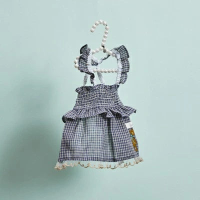 ルイスドッグ louisdog Linen Sun Dress/Teddy【小型犬 犬服 ワンピース ドレス スカート セレブ】