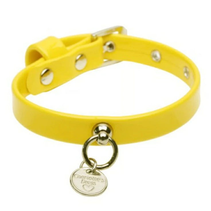 シャーロットドレス Charlotte's Dress Art f1010NO collar So Chic（ゴールド仕様)【犬用 カラー ハーネス リード セレブ】