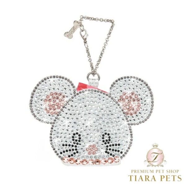 フォーペッツオンリー For Pets Only TopoMio Diamond Little Secret Pocket Silver【犬用 オーナー用 アクセサリー チャーム エチケット袋 セレブ】