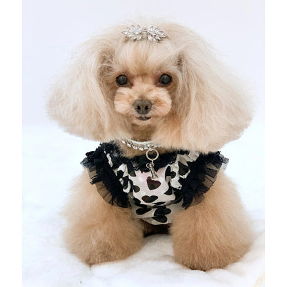 フォーペッツオンリー For Pets Only Zircon Beauty Silver Hairclip【犬用 ヘアアクセサリー ヘアクリップ セレブ】