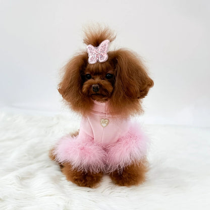 フォーペッツオンリー For Pets Only My Butterfly Hairclip Pink【犬用 ヘアアクセサリー ヘアクリップ セレブ】