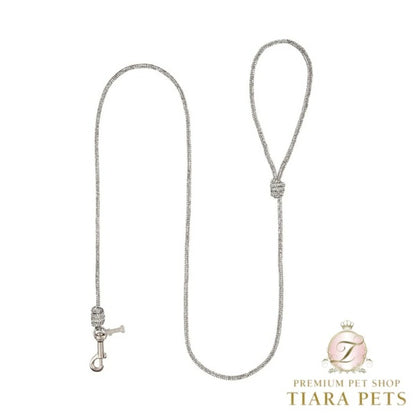 フォーペッツオンリー For Pets Only Crystal Babe Leash Crystal/Silver【犬用 リード セレブ】