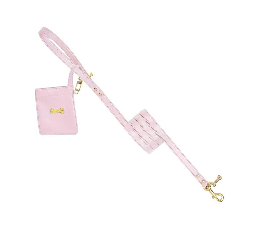 フォーペッツオンリー For Pets Only Plain Lead Pink Cipria/Gold【犬用 リード セレブ】