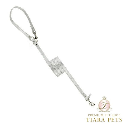 フォーペッツオンリー For Pets Only Plain Metal Lead For Happy Hour Silver Bistro【犬用 リード セレブ】