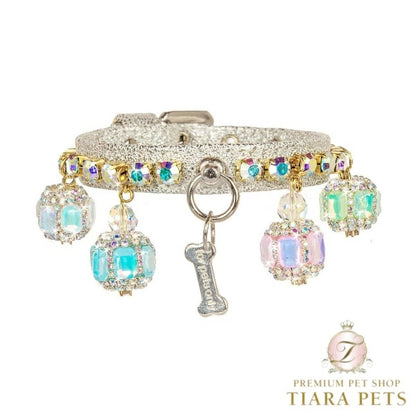 フォーペッツオンリー For Pets Only Pastel Game Collar Silver【犬用 カラー 首輪 セレブ】