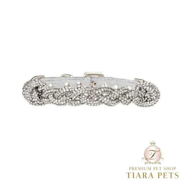 フォーペッツオンリー For Pets Only Crystal Babe Collar Crystal/Silver【犬用 カラー 首輪 セレブ】