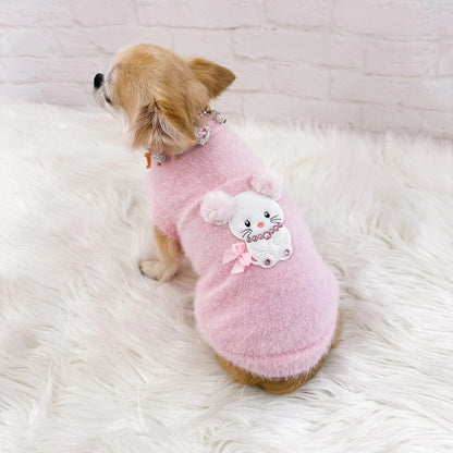 フォーペッツオンリー For Pets Only TopoMio Pom Pom Pull【犬服 トップス ニット セーター セレブ】