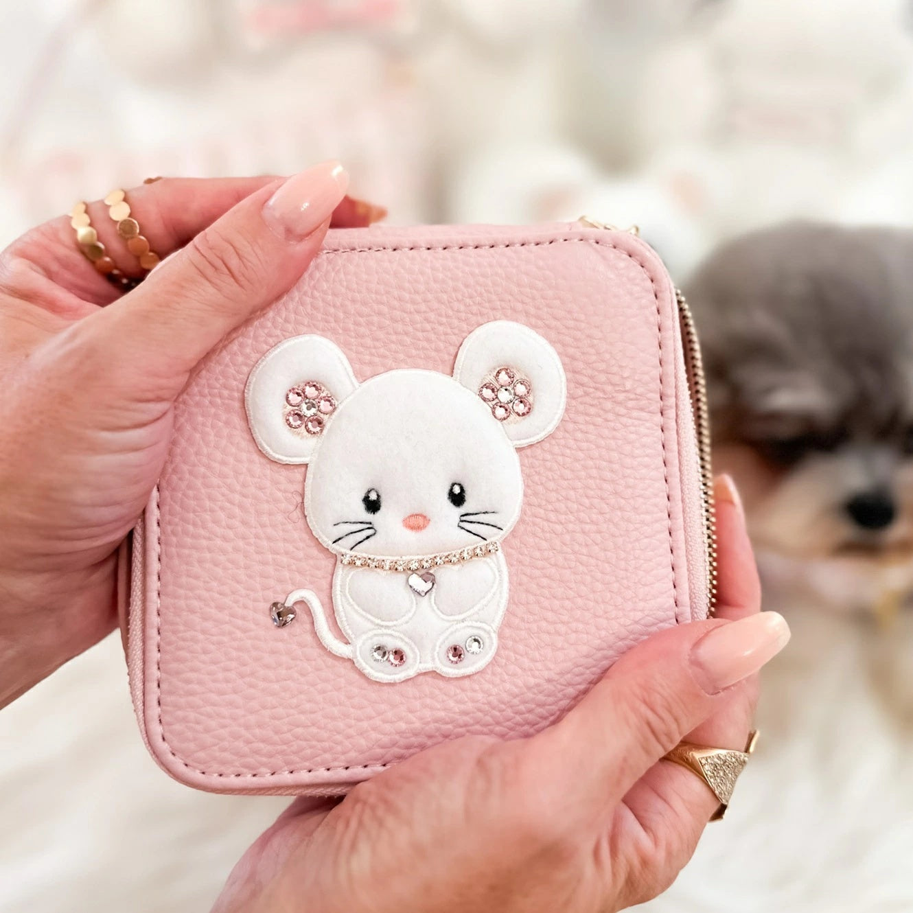 フォーペッツオンリー For Pets Only TopoMio Treasure Box Pink【犬用 オーナー用 トレジャーボックス セレブ】