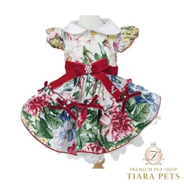 リュクスバーディ Luxe birdie ラヴィルワンピース【小型犬 犬用 犬服 ワンピース ドレス スカート セレブ】