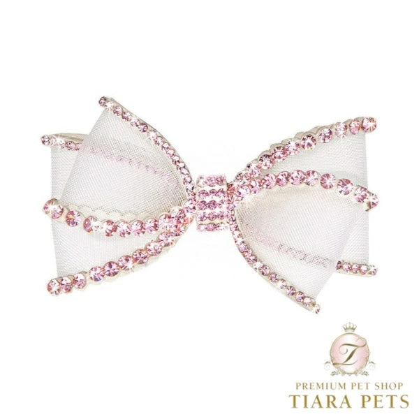 フォーペッツオンリー For Pets Only Perfection In A Bow Hairclip Pink【犬用 ヘアアクセサリー クリップ セレブ】