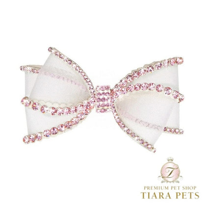 フォーペッツオンリー For Pets Only Perfection In A Bow Hairclip Pink【犬用 ヘアアクセサリー クリップ セレブ】