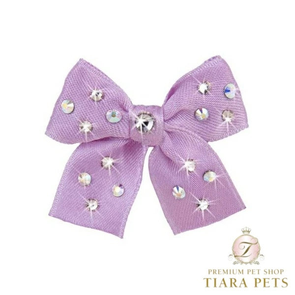 フォーペッツオンリー For Pets Only Sunshine Bow Lilac Hairclip【犬用 ヘアアクセサリー クリップ セレブ】
