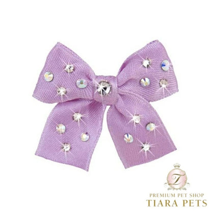 フォーペッツオンリー For Pets Only Sunshine Bow Lilac Hairclip【犬用 ヘアアクセサリー クリップ セレブ】