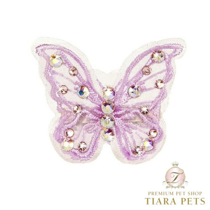 フォーペッツオンリー For Pets Only My Butterfly Hairclip Lilac【犬用 ヘアアクセサリー クリップ セレブ】