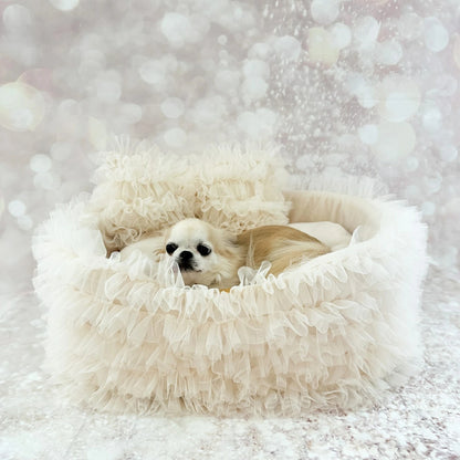 フォーペッツオンリー For Pets Only Ballerina Sofa Ivory【犬用 ベッド セレブ】