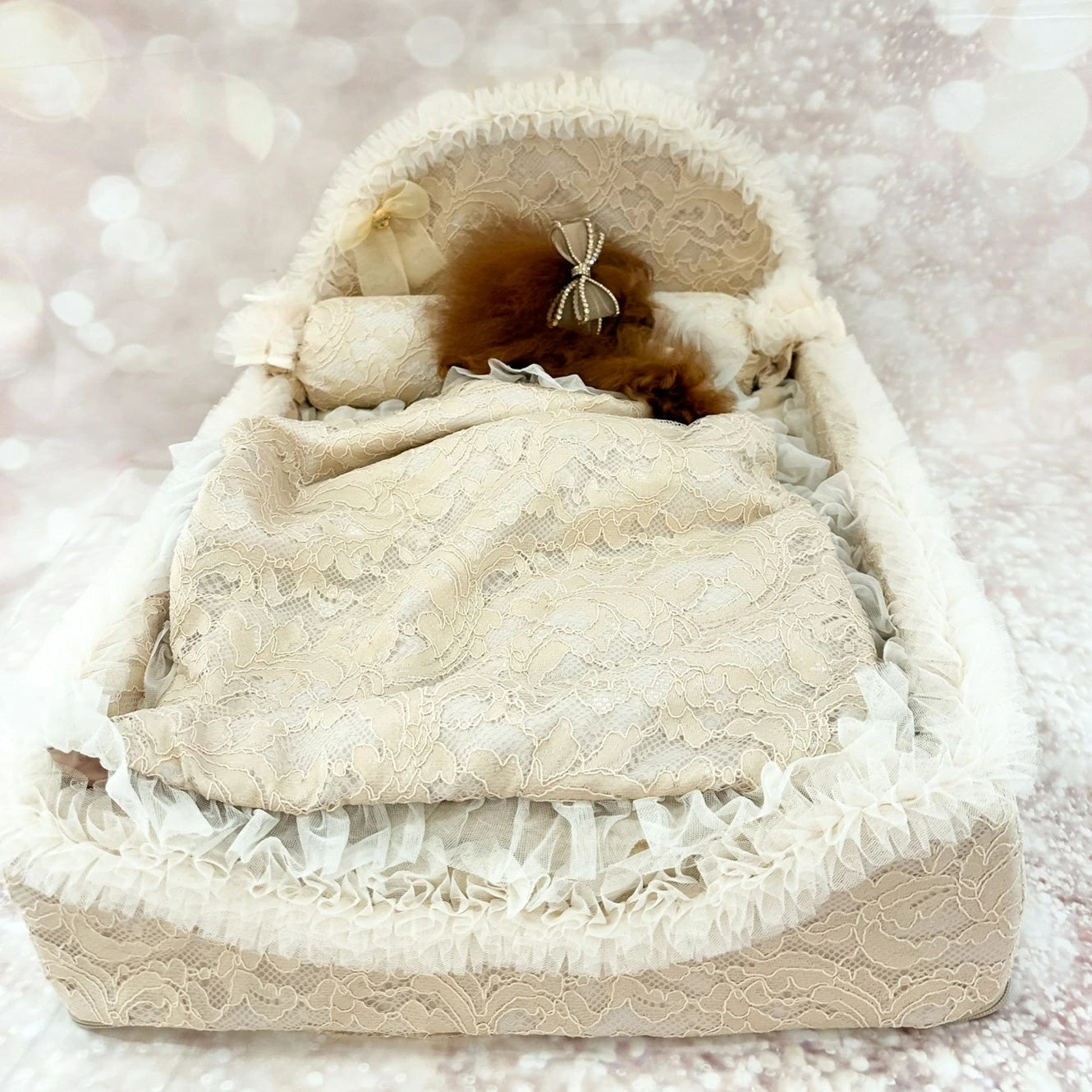フォーペッツオンリー For Pets Only Lace & Luxury Dream Bed【犬用 ベッド セレブ】