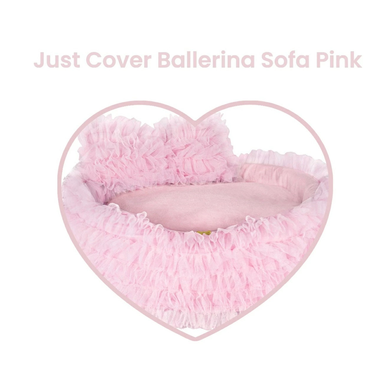 フォーペッツオンリー For Pets Only Just Cover Ballerina Sofa Pink【犬用 ベッド カバー セレブ】