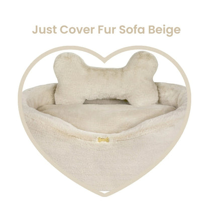 フォーペッツオンリー For Pets Only Just Cover Fur Sofa Beige【犬用 ベッド カバー セレブ】